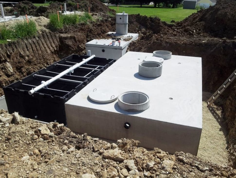 concrete septic tank