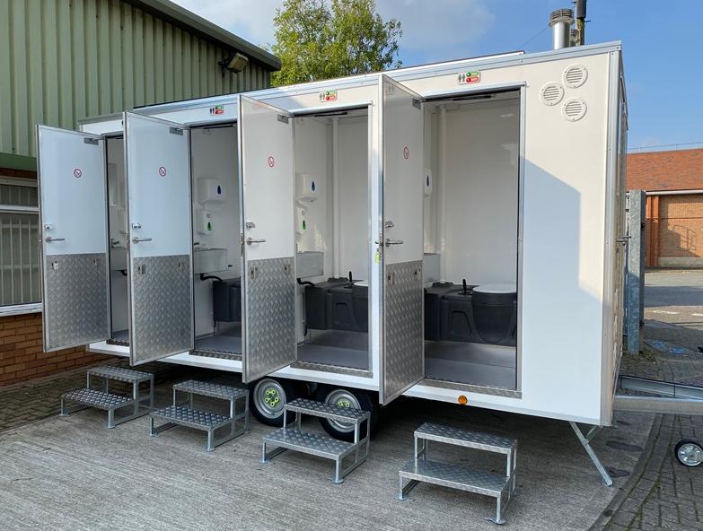 mobile toilets hire