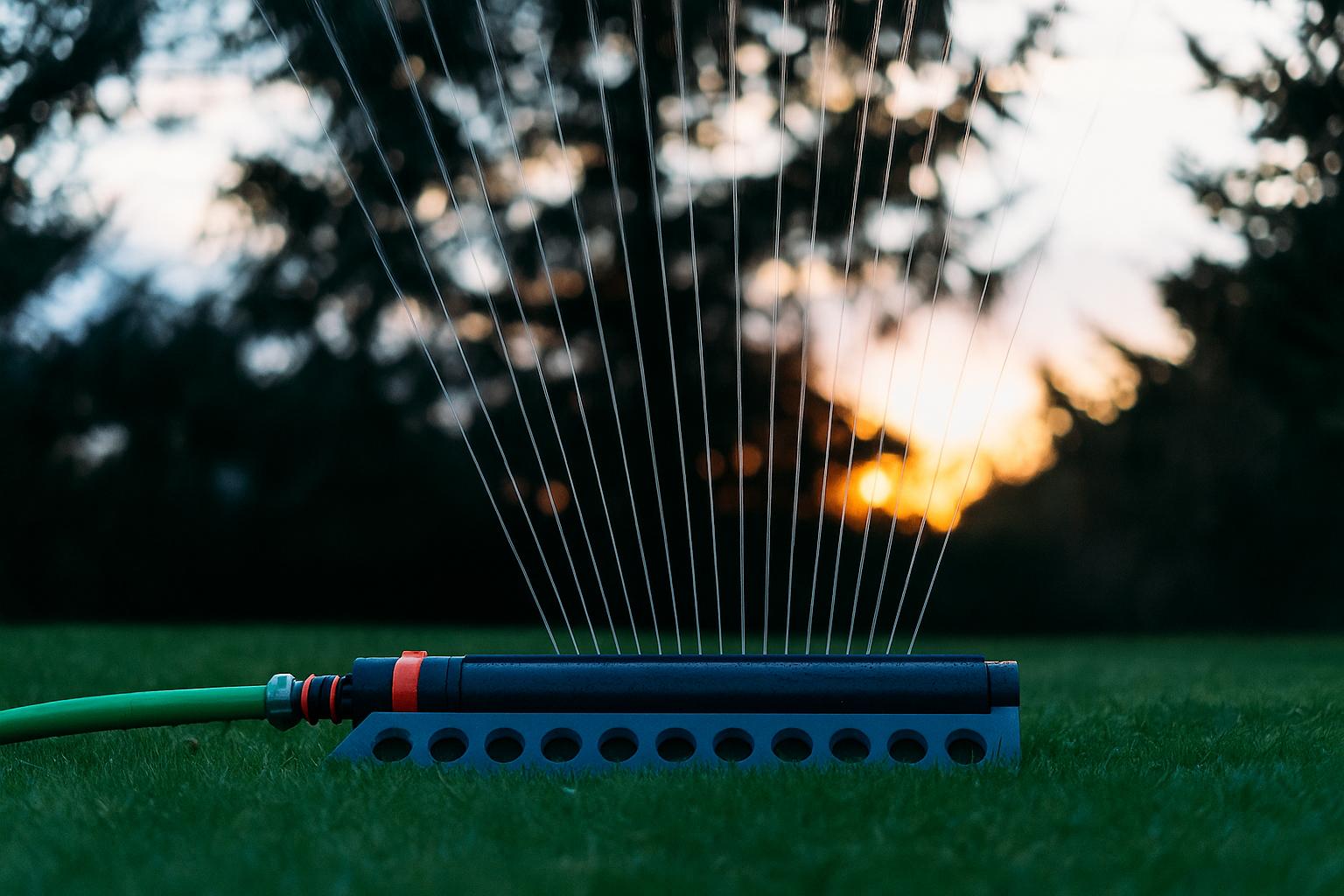 lawn irrigation installation